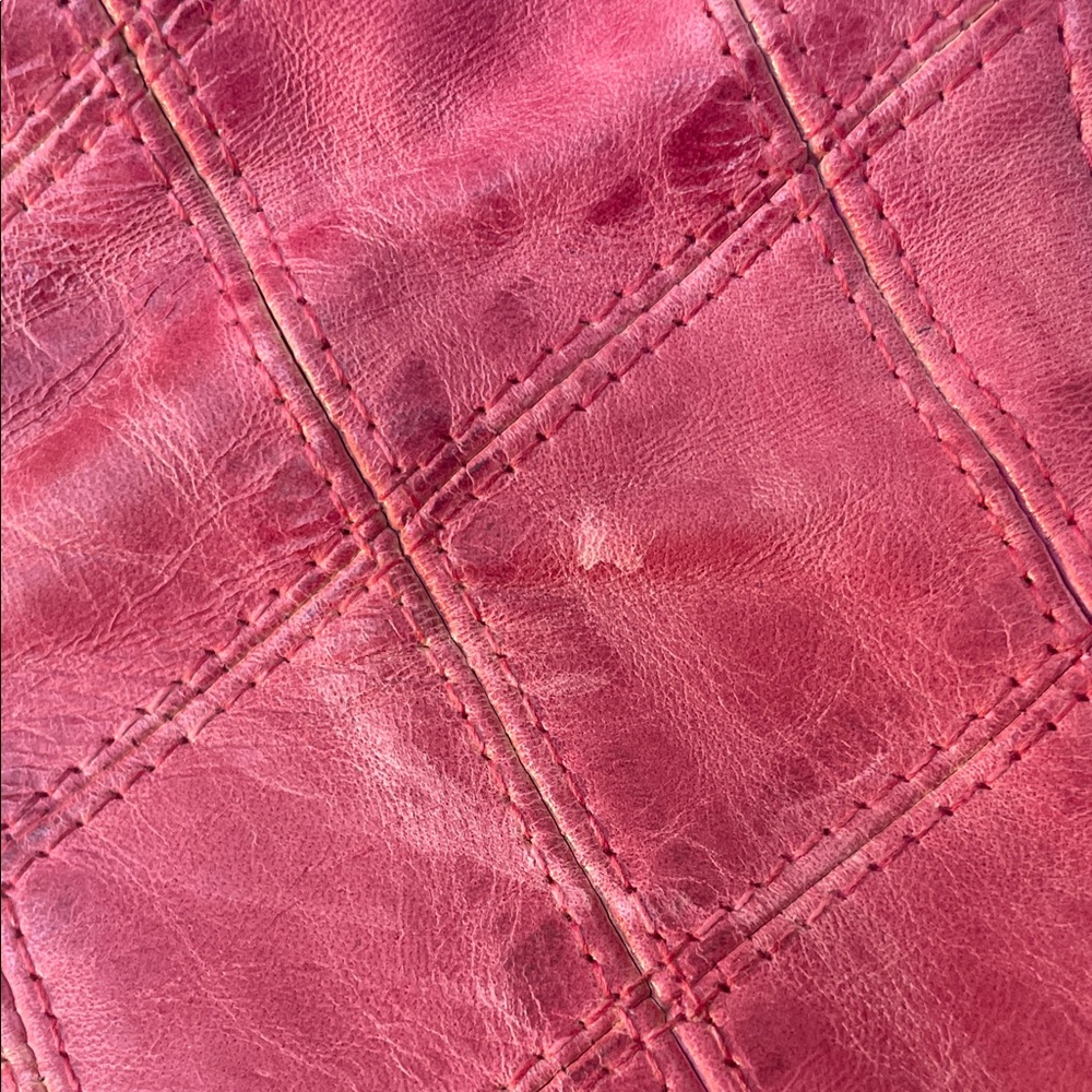 Pink Quilted Leather Sash Bag - Picture 6 of 15